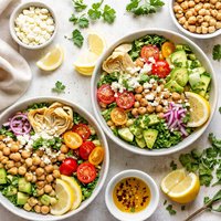 Chickpea Artichoke Salad for Two