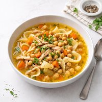 Chickpea Chicken Noodle Soup