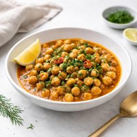 Chickpea Curry with Fresh Dill Rasa Walla Kabuli Chana