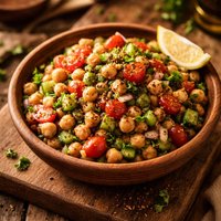Chickpea Salad with Roasted Cumin