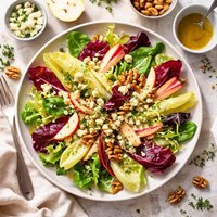 Chicory Endive Roquefort and Walnut Salad