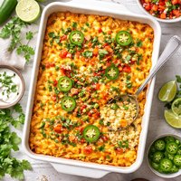 Chile Cheese and Rice Casserole
