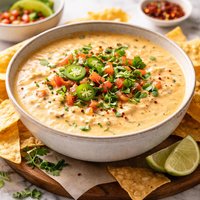Chile Con Queso Melted Cheese Dip