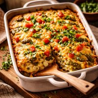 Chile Relleno Casserole Lightened Up Slightly