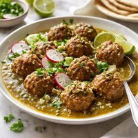 Chile Verde Meatballs