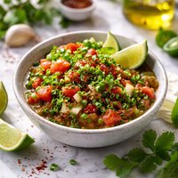 Chilean Pebre Cilantro Salsa