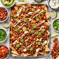 Chili Bacon Nachos for Two