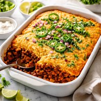 Chili Cornbread Bake