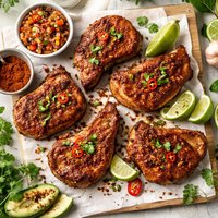 Chili Dusted Pork Chops