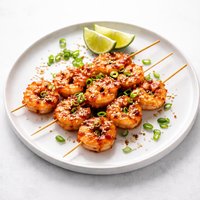 Chili Glazed Shrimp Skewers