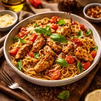 Chili Pesto Chicken Pasta