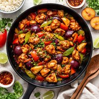 Chili Plum Stir Fry Chicken