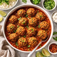 Chili Porcupine Meatballs