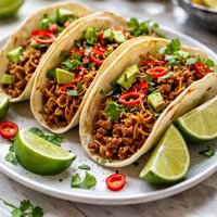Chili Ramen Noodle Soft Tacos