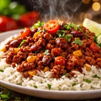 Chili Rice Plate