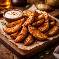 Chili Seasoned Potato Wedges