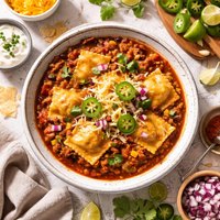 Chili with Ravioli
