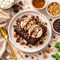 Chill Out Warm Brownie Sundae