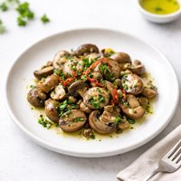 Chilled Italian Style Mushrooms Very Simple Very Delicious
