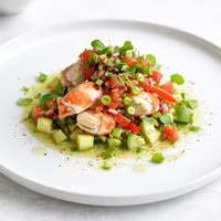 Chilled Lobster Salad with Basil Lime Salsa