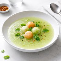 Chilled Minted Melon Soup Ww Core