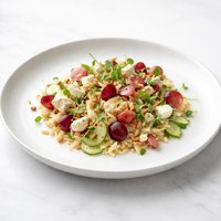 Chilled Orzo with Grapes