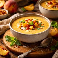 Chilled Peach and Nectarine Soup