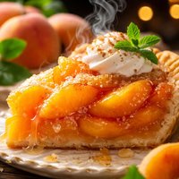 Chilled Peach Pie