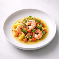 Chilled Shrimp and Fruit Curry