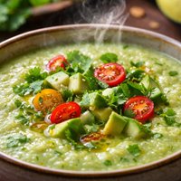 Chilled Tomatillo Yogurt Soup