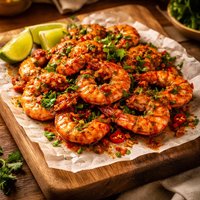 Chilli and Coriander Prawns