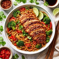 Chilli Crusted Chicken Noodles