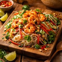 Chilli Prawn and Bean Thread Noodle Salad