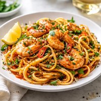 Chilli Prawn Linguine