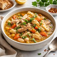 Chilly Day Chicken Soup Stew