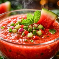 Chilly Watermelon Soup