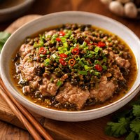 Chinese-Style Steamed Pork with Preserved Vegetables