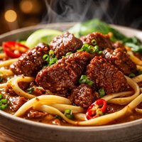 Chinese Braised Beef and Noodles