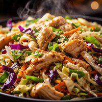 Chinese Chicken and Cabbage Coleslaw