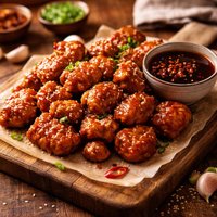 Chinese Chicken Bites with Dipping Sauce