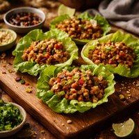 Chinese Chicken Lettuce Cups