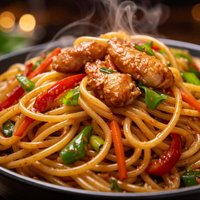 Chinese Chicken Spaghetti