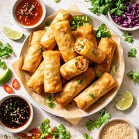 Chinese Crispy Spring Rolls