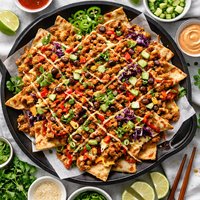 Chinese Firecracker Nachos