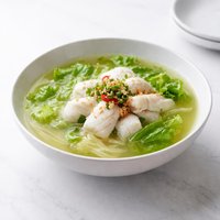 Chinese Fish and Lettuce Soup
