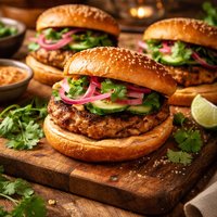 Chinese Five Spice Turkey Burgers