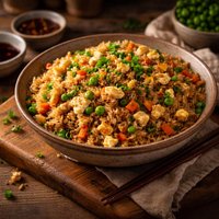 Chinese Fried Brown Rice
