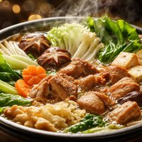Chinese Pork Vegetable Hot Pot