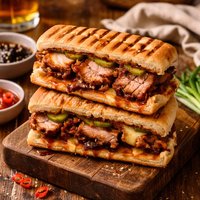 Chinese Roast Pork Panini