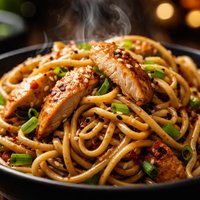 Chinese Sesame Noodles with Chicken